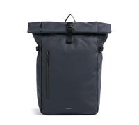Sandqvist Stream M Sac à dos roll-top bleu, polyester recyclé, unisexe