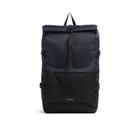 Sandqvist - Sac à dos roll-top 21-25L - Bernt Multi Black Navy en Cuir - Noir Noir
