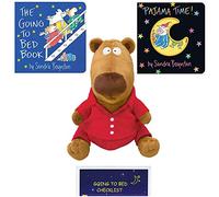 Sandra Boynton, MerryMakers Boynton Ours en peluche 26,7 cm et liste de contrôle plastifiée « Good Night » (français non garanti)