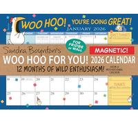 Workman Calendars – Calendrier magnétique – Sandra Boynton « Woo Hoo for You! » 2026