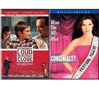 Sandra Bullock Deluxe Pack with Tom Hanks - Extremely Loud & Incredibly Close and Miss Congeniality 2-DVD Bundle