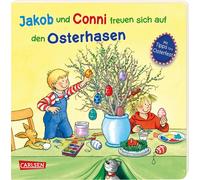 Sandra Grimm Pe Jakob und Conni freuen sich auf den Osterhasen: Pappbild (Poche)