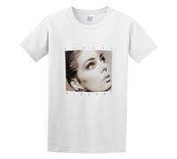 Sandra Mirrors Men White T-Shirt Print Unisex Cotton Tee Shirt M