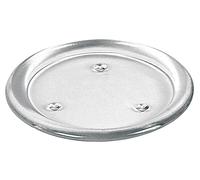 Sandra Rich 200-14 Candle Mood Assiette à bougie Ø 14cm, hauteur 1,5cm, verre, transparent