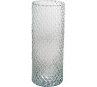 Sandra Rich Diamond Vase Cylindre clair d.15cm