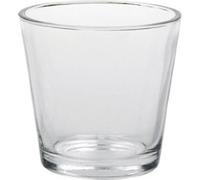 Sandra Rich YC 110 Vase / Photophore 'Coni' en verre, conique, Ø 9 x 8 cm, transparent (1 pièce)