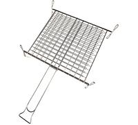 Sandrigarden Grille Double avec Pieds 350 x 400 mm