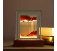 Sandscape, Tableau 3D LED Décoration Automne À Faire Tourner Mobiles Figures Décoratives Avec Lumière Verre Set Bureau Lampe Détente Alimenté par USB