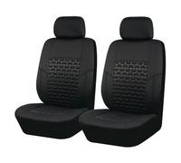 SANDSIS pour Seat pour Ateca Universal 2pcs Housses Siège Voiture Coussin Protection Siège Accessoires Voiture Ensembles Housses Siège(Noir)