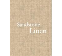 Sandstone Linen: Decorative Book with Faux Linen Cover - Soft Earth Tones for Coastal-Inspired Spaces