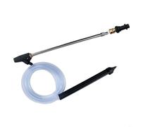 SandWet Kit de buse de sablage compatible avec K2 K6, comprend un adaptateur en laiton, un tuyau d'aspiration en acier, un tuyau de 3 mètres, prend en charge un débit d'eau maximum 10 L/min (kit)