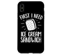 Sandwich à la crème glacée | Design Amusant pour Les Amateurs de sandwichs Coque pour iPhone XS Max
