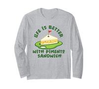 Sandwich au Fromage et au Piment Golf Dad Life is Better Pimento Manche Longue