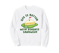 Sandwich au Fromage et au Piment Golf Dad Life is Better Pimento Sweatshirt