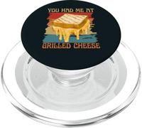 Sandwich au Fromage « You Had Me at Grilled Cheese » Style rétro Vintage PopSockets PopGrip pour MagSafe