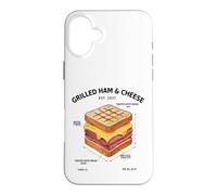 Sandwich au Jambon grillé et au Fromage déstructuré Coque pour iPhone 16 Plus