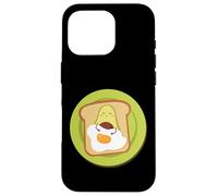 Sandwich aux œufs à l'avocat AVO Pain Mignon Kawaii Avocat Coque pour iPhone 16 Pro