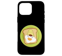 Sandwich aux œufs à l'avocat AVO Pain Mignon Kawaii Avocat Coque pour iPhone 16 Pro Max