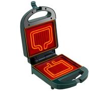 Sandwich & Ciallde-plate pour sandwich électrique | de 650 W pour gaufres et crêpes | Fabricant de sandwich avec assiettes | Plaques amovibles faciles à nettoyer pour sandwichs, gousses
