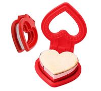 Sandwich Cutters For Kids Lunch - Heart Shape Stainless Pancake Cutting Sealer Mold,Cookie Cutter And Sealer For Kids Breakfast Bread