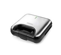 Kitchencook - Appareil à Sandwich 3en1 - 800w - Revêtement Antiadhésif - Plaque(21,6x12cm) - Contrôle Thermostat - Noir