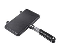 Sandwich Maker Amoudable AMOVABLE METAL-CONDUCTEUR PRESSE Sandwich avec un fromage grillé double face Doublé pour le petit-déjeuner à la maison Camping