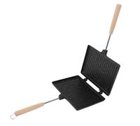 Sandwich Maker Manuel, Grille-Pain Portable Non-Adhésif pour Cuisine, Petit-Déjeuner et Camping