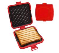 Sandwich Press - Grill de cuisson compacte non électrique pour pain, Quesadilla avec une fonction de grille-pain rapide, fabricant de fromages pour le petit déjeuner, la fête, les voyages, l'extérieur