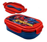 Sandwichera Spiderman de Marvel con cubiertos SP50011 de Kids Euroswan