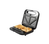 Sandwichière Rockn Toast 1000 3 en 1 Capacité 2 sandwichs Plaques interchangeables Revêtement effet pierre Acier inoxydable 800 W Inox