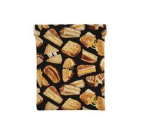 Sandwichs au Fromage grillé, Sac de Rangement pour Femmes, Portefeuille supérieur à Presser, Petit Porte-Monnaie, Pochette de Changement