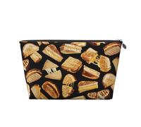 Sandwichs au Fromage grillé, Trousse de Toilette Trousse de Maquillage Sac à cosmétiques Trousse de Toilette de Voyage Portable