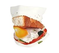 Sandwichs Au Fromage Unisexe Echarpe Gaiter Ultra-Douce Echarpe Tête Pirate Multi-Usage Bandeaux pour Sports Yoga Motorcycle