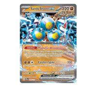 Sandy Shocks ex 056/131 Carte Pokémon ultra rare | Cartes Pokémon EX | Évolutions prismatiques | Pokémon Scarlet et Violet | Authentifiée Titan Cards