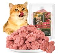 SandyLegend Friandises lyophilisées pour chat, friandises aux canneberges et au poulet, collations au poulet pour chats riches en protéines