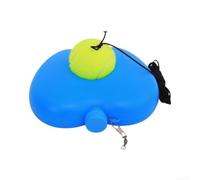 Sandyseptember Base de rebond pour entraîneur de tennis avec balle, en forme de pomme, aide à la pratique solo pour cour, parc, plage, base lestée stable avec sable