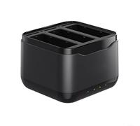 Sandyseptember Boîtier de chargement efficace à 3 baies pour DJI Osmo360 Chargeur de batterie portable et design ABS pour la gestion de la batterie de l'appareil photo
