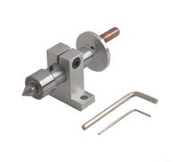 Sandyseptember Centre de rotation réglable à double roulement pour mini tour, centre rotatif pour applications d'usinage