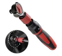 Sandyseptember Clé à douille télescopique à cliquet à manche extensible 3/8" avec tête flexible et engrenage à cliquet fin 72 dents pour bricolage ou réparation