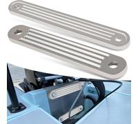 Sandyseptember Ensemble de plaques de support de tableau arrière marine, 30,5 x 5,1 cm en fonte d'aluminium pour moteurs hors-bord Mercury