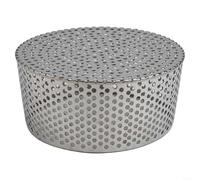 Sandyseptember Grille de protection durable en acier inoxydable pour gouttières de toiture, conçue pour empêcher les débris et la faune d'entrer et bloquer les systèmes de drainage (180 à 200 mm)