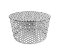 Sandyseptember Grille de protection durable en acier inoxydable pour gouttières de toiture, conçue pour empêcher les débris et la faune d'entrer et de bloquer les systèmes de drainage (160-180 mm)