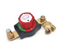 Sandyseptember Interrupteur de déconnexion de batterie 12 V-48 V avec bornes supérieures positives et négatives pour voiture, camping-car, bateau (négatif)