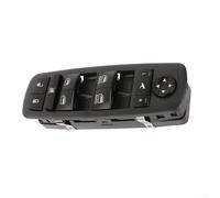 Sandyseptember Interrupteur de lève-vitre électrique côté conducteur avec commande de rétroviseur pliable électrique compatible avec Chrysler pour Jeep et Dodge OE 68184803AC Noir