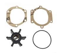 Sandyseptember Johnson Pump 091026B Kit de turbine de pompe à eau intérieure avec roue à 6 lames en néoprène pour 875808 et Westerbeke 21218