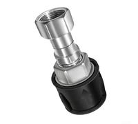 Sandyseptember Joint pivotant en acier inoxydable pour nettoyeur haute pression avec raccord rapide pour un nettoyage extérieur efficace (B)