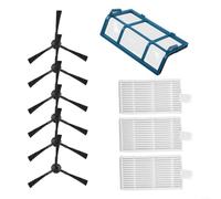 Sandyseptember Kit d'aspirateur pour Medion MD 18500 18600 MD18501 MD16192 avec filtre brosse latérale, préfiltre en maille, accessoires compatibles avec ZACO V3 V3s V5 V5s Pro
