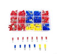 Sandyseptember Kit de connecteurs de fils de cosses isolées, 280 pièces assorties pour câblage électrique