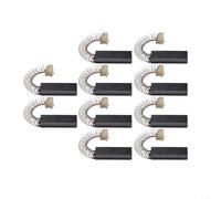 Sandyseptember Lot de 10 balais de carbone pour moteurs électriques, 32 x 11 x 6 mm, pièces de rechange pour aspirateur, outil électrique, meuleuse, outils rotatifs, noir et gris