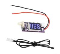 Sandyseptember Lot de 2 modules de refroidissement de bureau 12 V 3 A, pour ventilateur PWM, système de refroidissement de bureau CC 12 V 3 A, avec affichage numérique 4 fils (A)